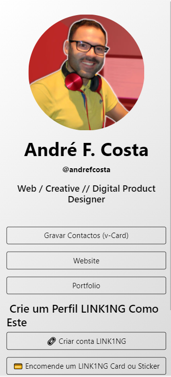 Perfil andré F. Costa