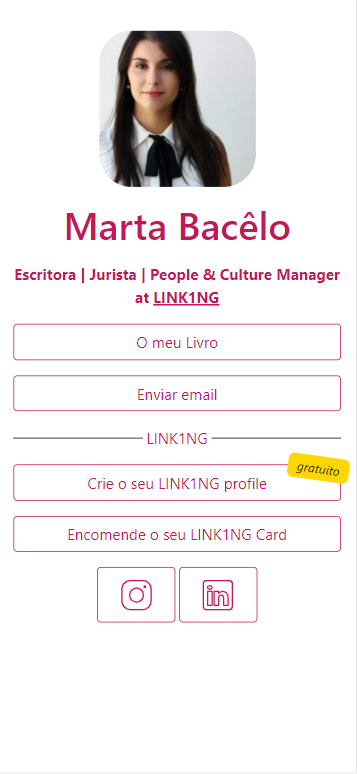 Marta Bacêlo - Perfil Link1ng